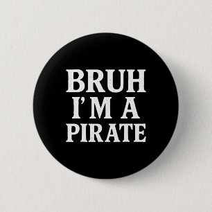 Bruh Lazy Halloween Kostüm, so tun, als wäre ich e Button