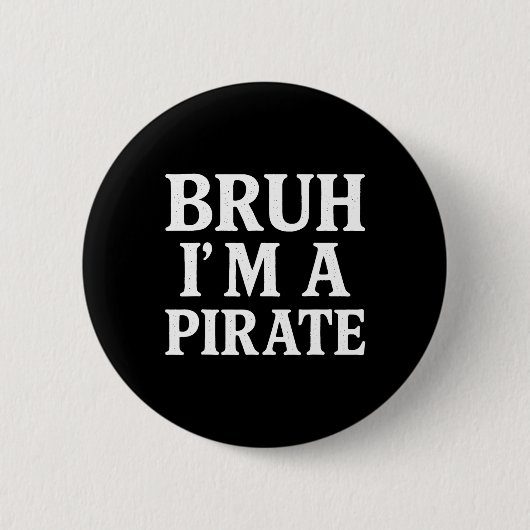 Bruh Lazy Halloween Kostüm, so tun, als wäre ich e Button (Vorderseite)