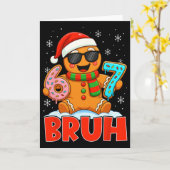 Bruh Lebkuchen Six Seven 67 Eiscreme-Drip Chris Karte (Gelbe Blume)