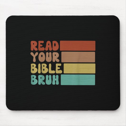 Bruh lest das Christliche Kirchenlager F Mousepad (Vorne)