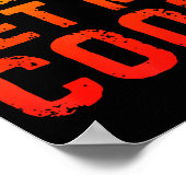 Bruh Let Me Cook Chef Saying Funny Restaurant Meme Poster (Ecke)