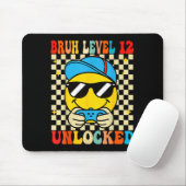 Bruh Level 12 freigeschaltet Smiley Gesicht Video Mousepad (Mit Mouse)