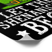 Bruh Ließ The Shenanigans Begin St Patricks Day Bo Poster (Ecke)