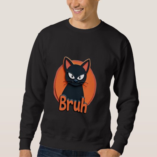 Bruh lustiger Spruch Meme Bro Boy Mädchen Kinder J Sweatshirt (Vorderseite)