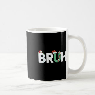 Bruh Lustiges Weihnachten Rot Kariert Teens Jungen Kaffeetasse