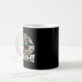 Bruh Mallard Duck Funny Duck Hunting Humor Kaffeetasse (Vorderseite Links)