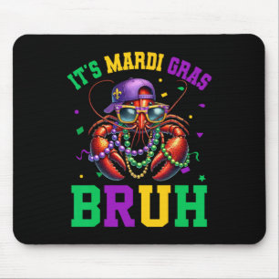 Bruh Mardi Gras Crawfish Boys Kids Mardi Gras 2 Mousepad