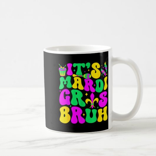 Bruh Mardi Gras Teens Boys Kids Mardi Gras _1 Kaffeetasse (Rechts)