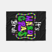 Bruh Mardi Gras Teens Boys Kids Mardi Gras  Fleecedecke (Vorderseite (Horizontal))
