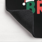 Bruh Meme Christmas Mousepad (Ecke)