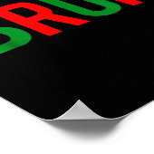 Bruh Meme Christmas Poster (Ecke)