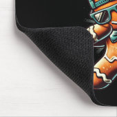Bruh Meme Cool Gingerbread Dabbing Weihnachten Mousepad (Ecke)
