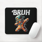 Bruh Meme Cool Gingerbread Dabbing Weihnachten Mousepad (Mit Mouse)