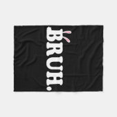 Bruh Meme Funny Bro Grußvideo Gamer Osterbu Fleecedecke (Vorderseite (Horizontal))