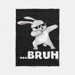 Bruh Meme Funny Bro Teens Boys Kids Ostertag Dab Fleecedecke
