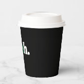 Bruh Meme Funny sagt Bro Weihnachten grüßen Pappbecher (Links)