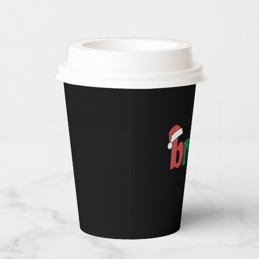 Bruh Meme Funny sagt Bro Weihnachten grüßen Pappbecher (Rechts)