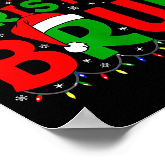 Bruh Meme Funny Saying Bro Greeting Teens Boys Men Poster (Ecke)