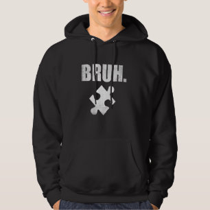 Bruh Meme Funny Sprichwort Bro Greens Teens Boys M Hoodie