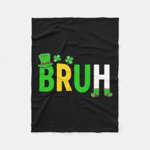 Bruh Meme Funny Sprichwort Bro Greeting Teen Boy S Fleecedecke