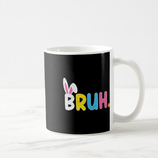 Bruh Meme Funny Sprichwort Bro Greeting Teens Boys Kaffeetasse (Rechts)