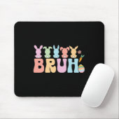 Bruh Meme Funny Sprichwort Bro Greeting Teens Boys Mousepad (Mit Mouse)