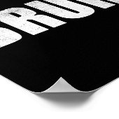 Bruh Meme Funny Sprichwort Bro Greeting Teens Boys Poster (Ecke)