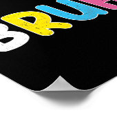 Bruh Meme Funny Sprichwort Bro Greeting Teens Boys Poster (Ecke)