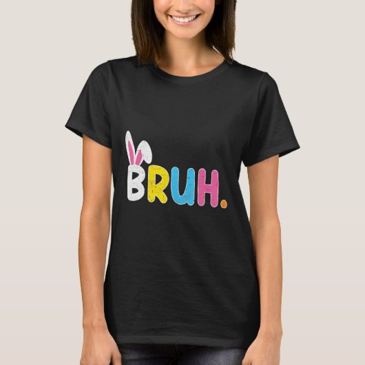 Bruh Meme Funny Sprichwort Bro Greeting Teens Boys T-Shirt (Vorderseite)