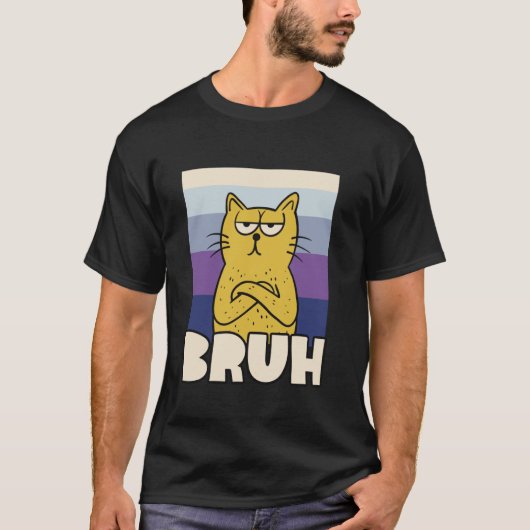 Bruh Meme Funny Sprichwort Brother Greeting Teens T-Shirt (Vorderseite)