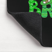 Bruh Meme Funny St Patricks Day Kleeblatt Irish Mousepad (Ecke)