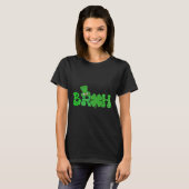 Bruh Meme Funny St Patricks Day Kleeblatt Irish T-Shirt (Vorne ganz)