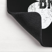 Bruh Meme Kleeblatt Funny St Patricks Day Teens Bo Mousepad (Ecke)