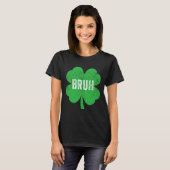 Bruh Meme Kleeblatt Funny St Patricks Day Teens Bo T-Shirt (Vorne ganz)