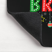 Bruh Meme Lustige Weihnachtsbotschaft Bro Gruß Tee Mousepad (Ecke)