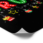 Bruh Meme Lustige Weihnachtsbotschaft Bro Gruß Tee Poster (Ecke)