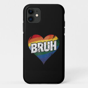 Bruh Meme Lustiger Spruch Bro Gruß Schwul LGBT Sto Case-Mate iPhone Hülle