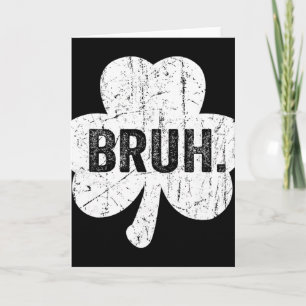 Bruh Meme Lustiger Spruch Bro Gruß Teenager Junge Karte
