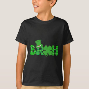 Bruh Meme Lustiges St. Patricks Day Shamrock Irisc T-Shirt