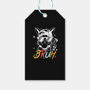 Bruh Meme Oaster Cool Bunny Face Sonnenbrille Men Geschenkanhänger