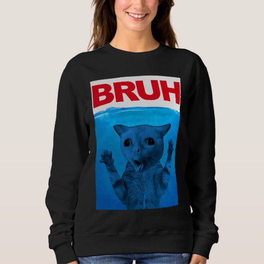 Bruh Meme Sprichwort Brother Greeting Teens Boys B Sweatshirt (Vorderseite)