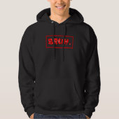 Bruh Meme Sprichwort Brother Greeting Teens Boys M Hoodie (Vorderseite)