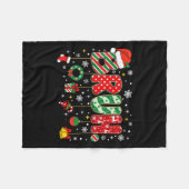 Bruh Merry Christmas Funny Meme Bro Greeting Teens Fleecedecke (Vorderseite (Horizontal))