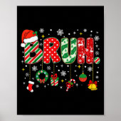 Bruh Merry Christmas Funny Meme Bro Greeting Teens Poster (Vorne)