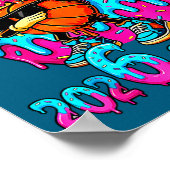 Bruh Next Two Years 2026 2027 Drip Ice Cream Baske Poster (Ecke)