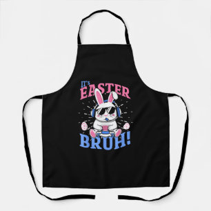 Bruh Oaster Bunny Gamer Gaming Video Games Men Boy Schürze