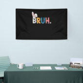Bruh Oaster Bunny Niedlich Meme for Kids _2 Banner (Messeveranstaltung)