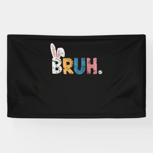 Bruh Oaster Bunny Niedlich Meme for Kids _2 Banner (Horizontal)
