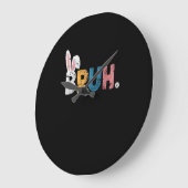 Bruh Oaster Bunny Niedlich Meme for Kids _2 Große Wanduhr (Winkel)