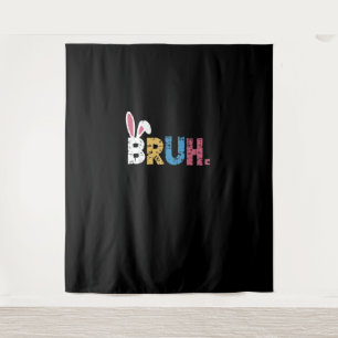 Bruh Oaster Bunny Niedlich Meme for Kids _3 Wandteppich